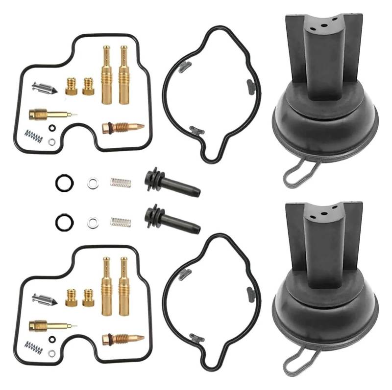 Vergaser Reparatur Satz Für CB500 CB500S 1993-2003 Motorrad Vergaser Reparatur Rebuild Teile Membran Float Carb Kits(Sset 1) von SYUBTGAN