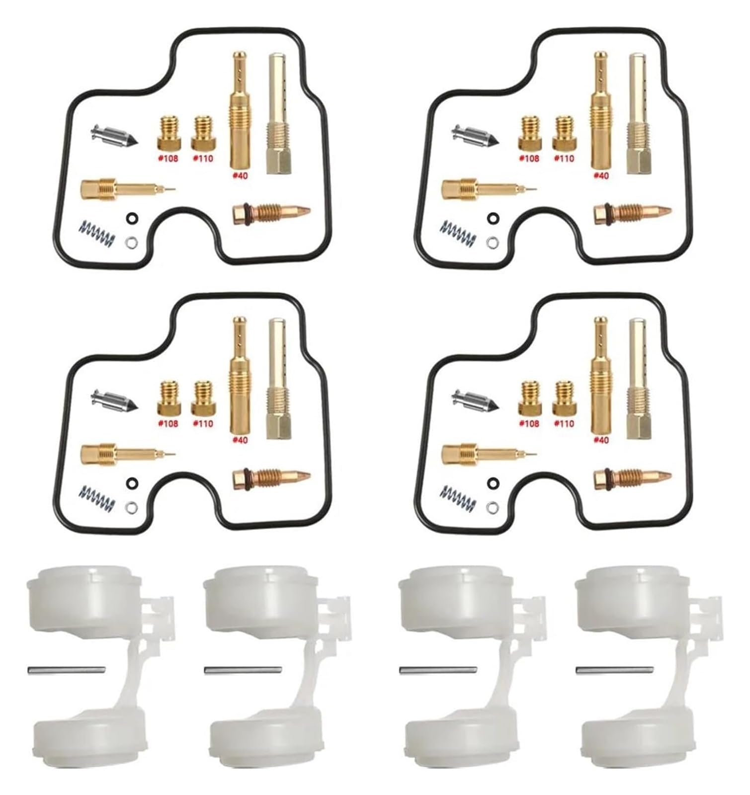 Vergaser Reparatur Satz Für CB600F PC36 CB 600 CB600 2002-2006 Motorrad Ersatz Carb Rebuild Teile Carb Ersatz ((Color 3) von SYUBTGAN