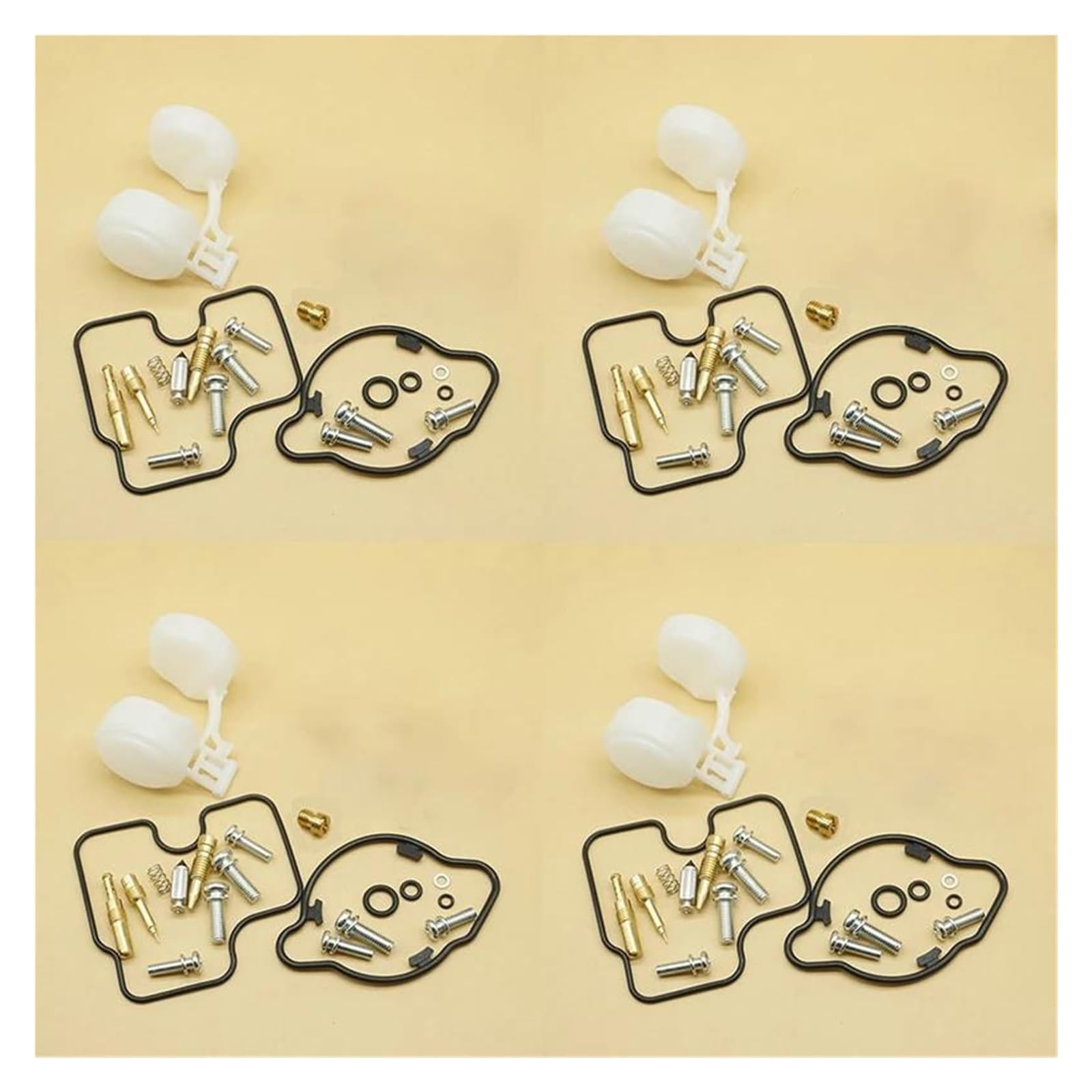 Vergaser Reparatur Satz Für CBR600F CBR600F3 CBR 600F CBR 600F3 1995-1998 Motorrad Vergaser Reparatur Rebuild PartsKit Float Carb Kits(Set 1) von SYUBTGAN