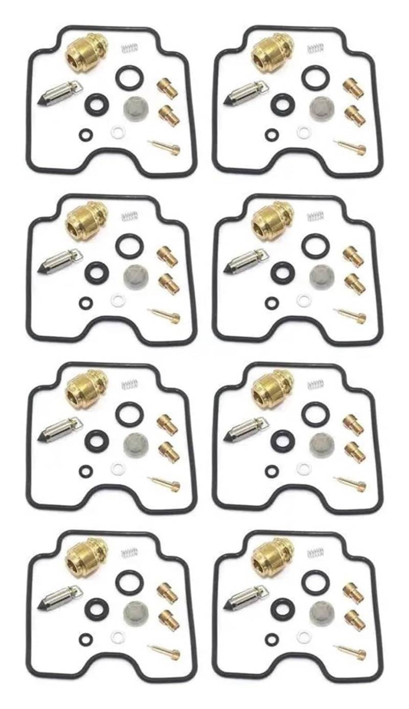 Vergaser Reparatur Satz Für Y&amaha FZS600 Für Fazer 1998-2003 FZS 600 Motorradvergaserreparatur Schwimmende Nadeldichtung Sitzventildüsen Carb Rebuild Kits(Kit 2) von SYUBTGAN