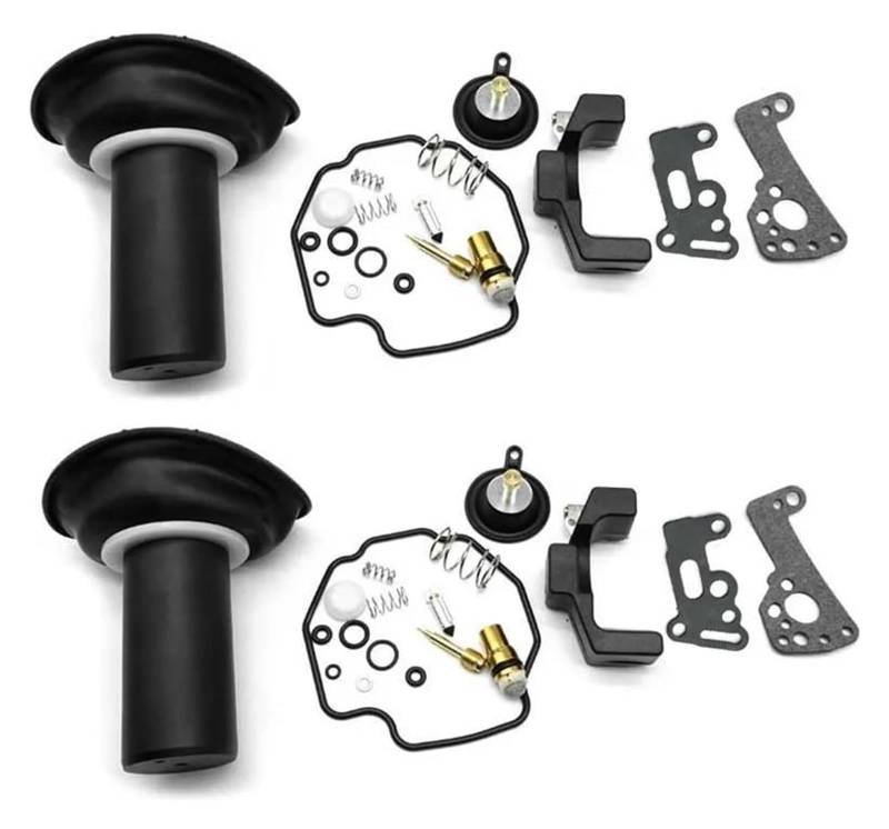 Vergaser Reparatur Satz Für Y&amaha XV500 1994-1998 XV400 XV535 1990-2001 XV500S Für Virago 500 400 535 Motorradvergaser Reparatur Schwimmermembranteile(Set 1) von SYUBTGAN