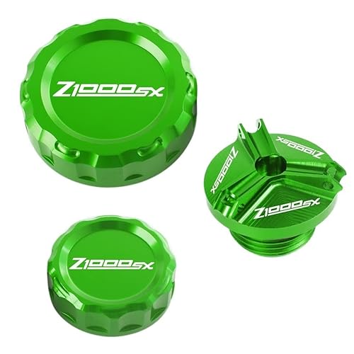 SYUFRE Ölbehälter Fluid Abdeckung Für NI&nja Z1000SX Z1000-SX Z 1000SX 2011-2023 Zubehör Bremsflüssigkeitsbehälterabdeckungen Und Motorstecker Öleinfülldeckel von SYUFRE