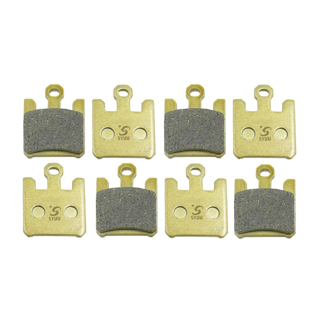 S SYUU Kupferfaser Motorrad Bremsbeläge Vorne kompatibel mit Kawasaki ZX6R ZX6RR 03-06 ZX10R 04-07 ZX12R 04-06 VN1600 05-08 F369F S SYUU Kupferfaser Motorrad Bremsbeläge Vorne kompatibel mit Kawasaki ZX6R ZX6RR 03-06 ZX10R 04-07 ZX12R 04-06 VN1600 05-08 F369F von S SYUU
