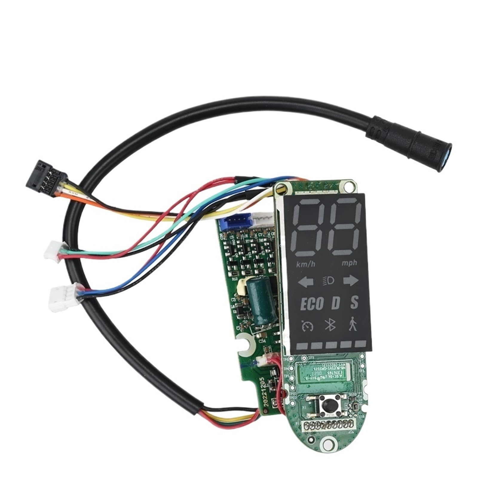 SZDGJ Armaturenbrett, for Ninebot, F2 Elektroroller F2 Pro KickScooter Bluetooth-Board LED-Display-Bildschirm-Instrument Instrumentenanzeige (Size : F2 Pro) von SZDGJ