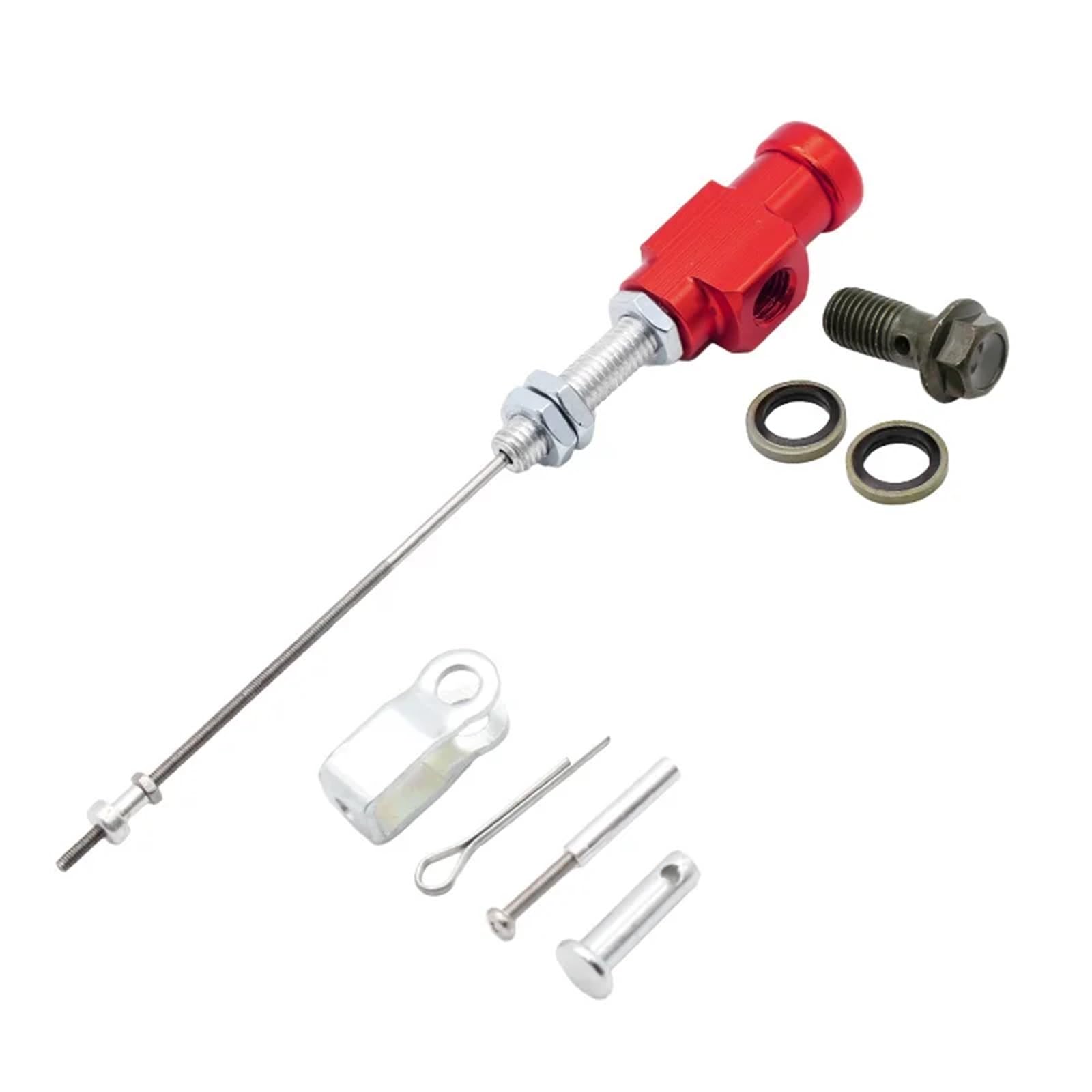 Hydraulische Kupplungen, Motorrad, hydraulische Kupplung, leistungsstark, Hauptbremszylinder-Stangensystem, universell, effiziente Transferpumpe, Rot Hydraulische Kupplungen, Motorrad, hydraulische Kupplung, leistungsstark, Hauptbremszylinder-Stangensystem, universell, effiziente Transferpumpe, Rot von SZKIRNO