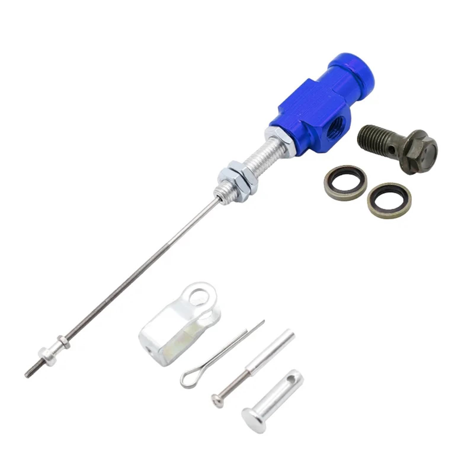 Hydraulische Kupplungen, Motorrad, hydraulische Kupplung, leistungsstark, Hauptbremszylinder-Stangensystem, universell, effiziente Umfüllpumpe (blau) von SZKIRNO