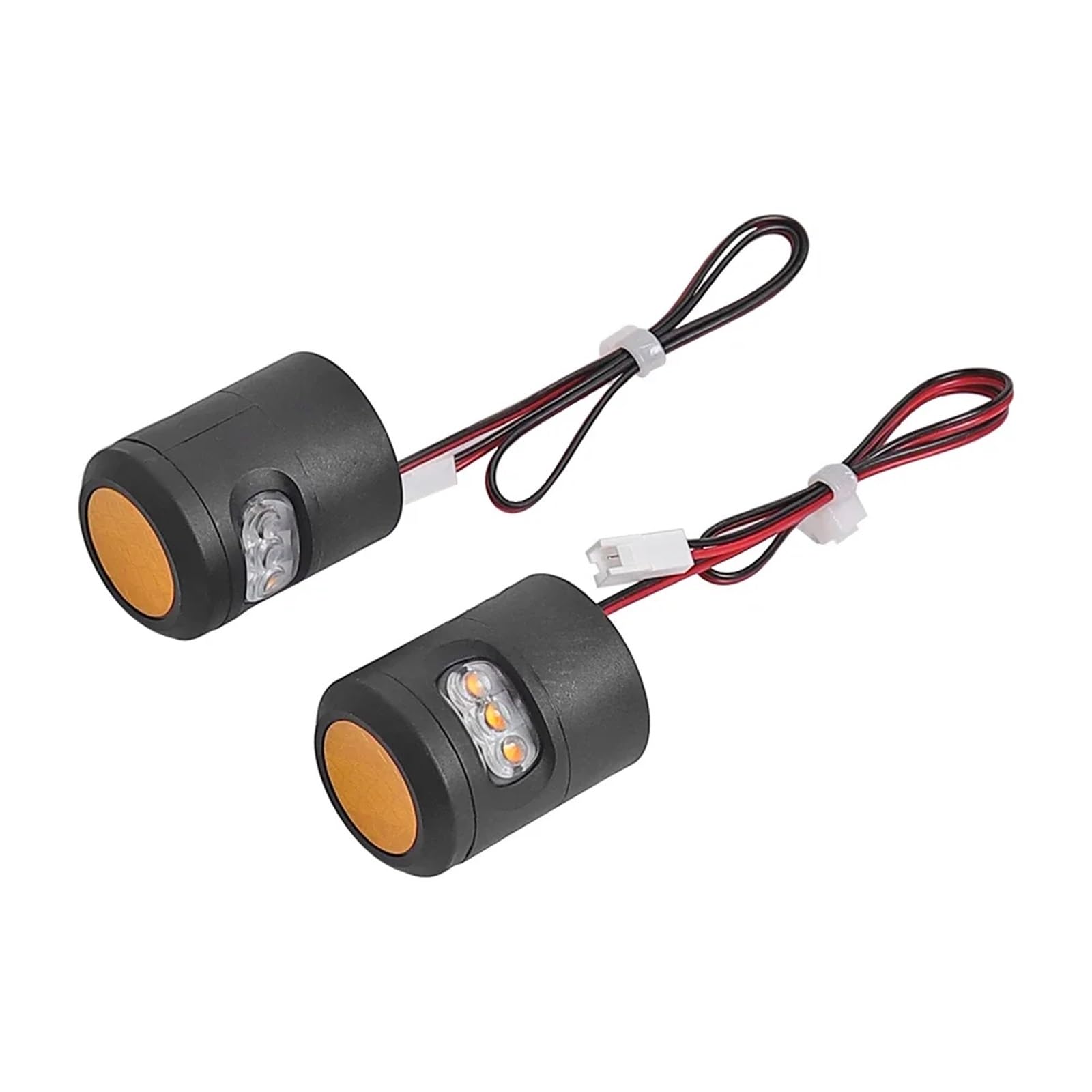 SZKIRNO Lenker-LED-Blinker, linkes und rechtes Licht, passend für Elektroroller, reflektierender Riemen, Dekoration, Nachtzubehör (A) von SZKIRNO