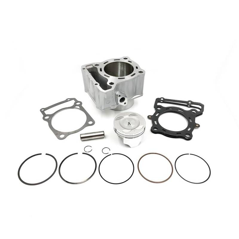 Motorrad Motor Zylinder Kit 78mm Luft Zylinder Block Kolben Ring Kopf Basis Dichtung for KLX300 LX300 von SZLAHLZR