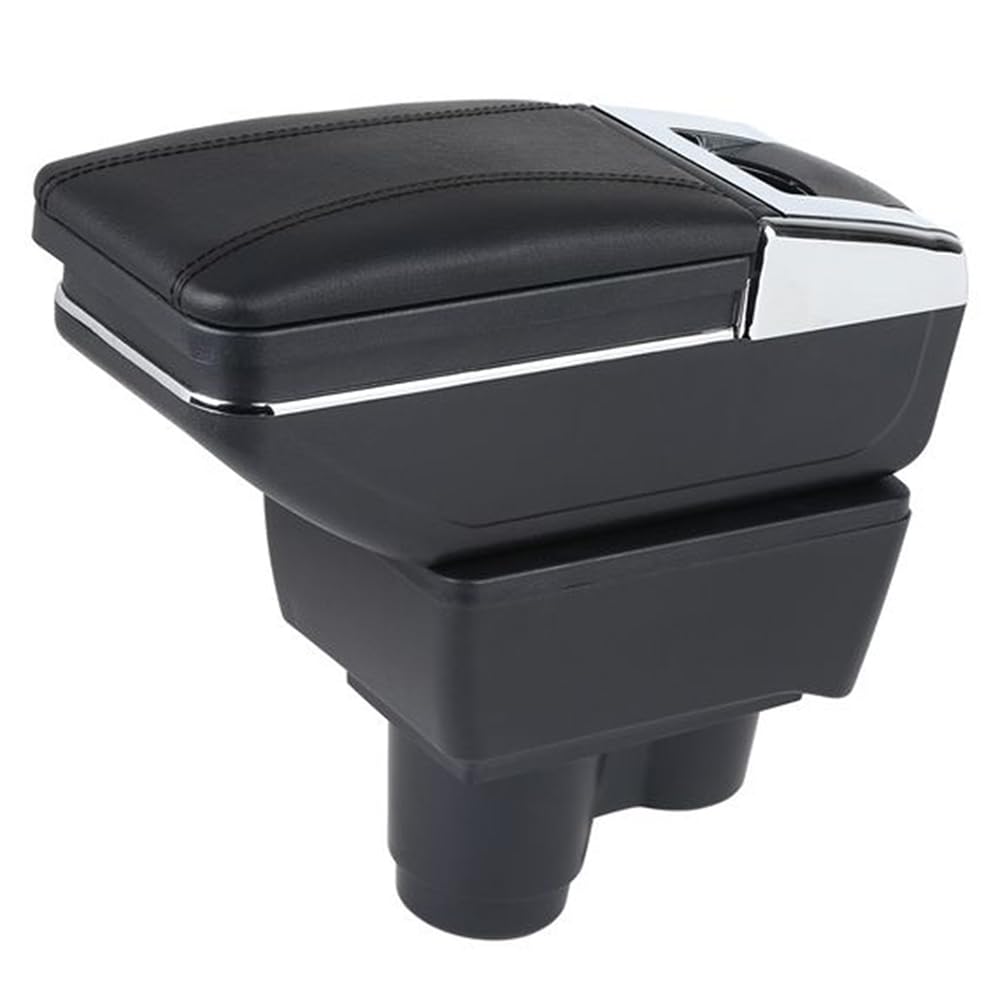SZSS-CAR Auto Mittelkonsole Armlehne Kompatibel mit Renault Duster/Dacia Duster 2 3 2018 2019 2020 2021 2022 2023 Leder Armlehnen Aufbewahrungsbox von SZSS-CAR