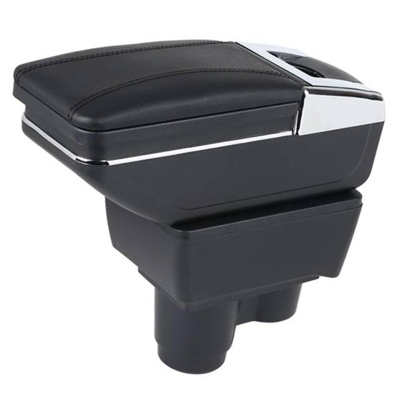 SZSS-CAR Auto Mittelkonsole Armlehne Kompatibel mit Renault Duster/Dacia Duster 2 3 2018 2019 2020 2021 2022 2023 Leder Armlehnen Aufbewahrungsbox von SZSS-CAR