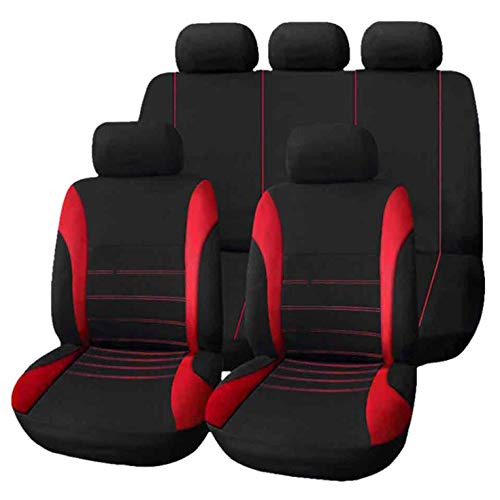 SZSS-CAR SeatProtection-Black Sitzbezug, Schwarz mit roter Linie, Stück: 1 von SZSS-CAR