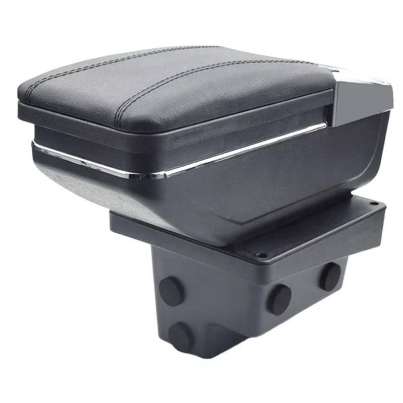 SZSS-CAR Kompatibel mit Leder Auto Mittelkonsole Armlehne Box VW Tiguan 2009~2010 2011 2012 2013 2014 2015 2016 Armlehnen Aufbewahrungsbox von SZSS-CAR