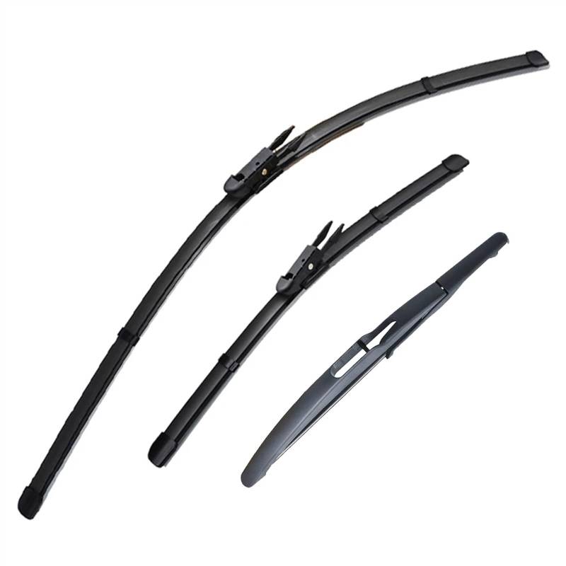 SZTMYVUW Auto Scheibenwischer Kompatibel Mit Smart Für ForTwo W451 2007 2008 2009 2010 2011 2012 2013 2014 Windschutzscheiben-Scheibenwischer Vorne Und Hinten von SZTMYVUW