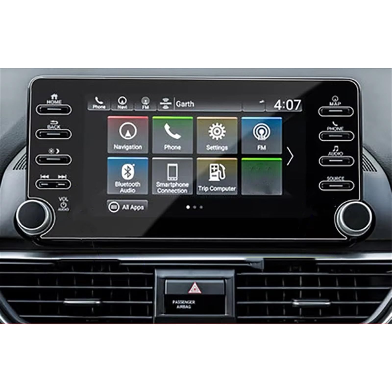 SZTMYVUW Kompatibel Mit Accord 10th 2019 2020 2021 8 Zoll GPS-Navigationsbildschirm Schutzfolie Aus Gehärtetem Glas Auto-Innenaufkleber Autoinnenraum(for GPS) von SZTMYVUW