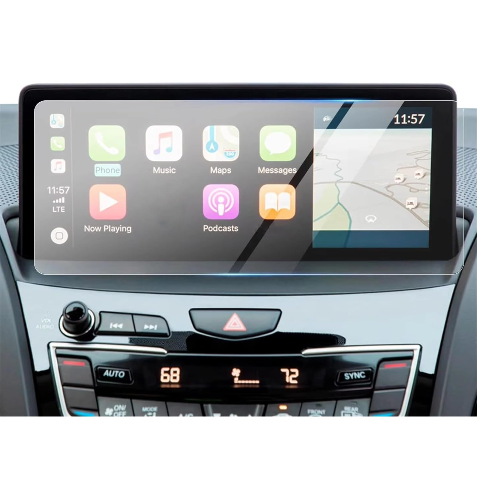 SZTMYVUW Kompatibel Mit Acura Für RDX 2019 2020 2021 2022 2023 10,2 Zoll Auto-LCD-GPS-Navigationsbildschirm-Filmschutz Aus Gehärtetem Glas Autoinnenraum SZTMYVUW Kompatibel Mit Acura Für RDX 2019 2020 2021 2022 2023 10,2 Zoll Auto-LCD-GPS-Navigationsbildschirm-Filmschutz Aus Gehärtetem Glas Autoinnenraum von SZTMYVUW