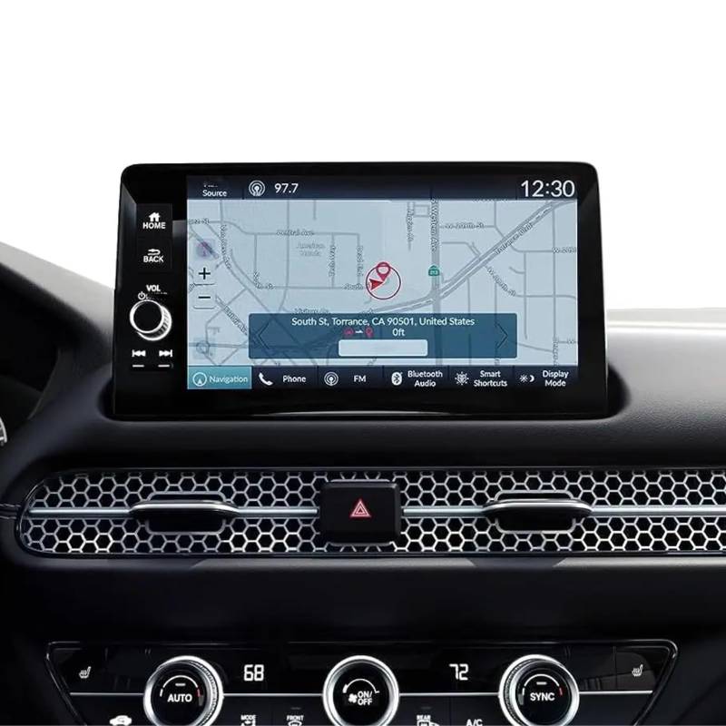 SZTMYVUW Kompatibel Mit CRV Für Civic Für HRV Für Pilot 2023 2024 9-Zoll-Auto-GPS-Navigationsbildschirm-Filmschutz Aus Gehärtetem Glas Autoinnenraum von SZTMYVUW
