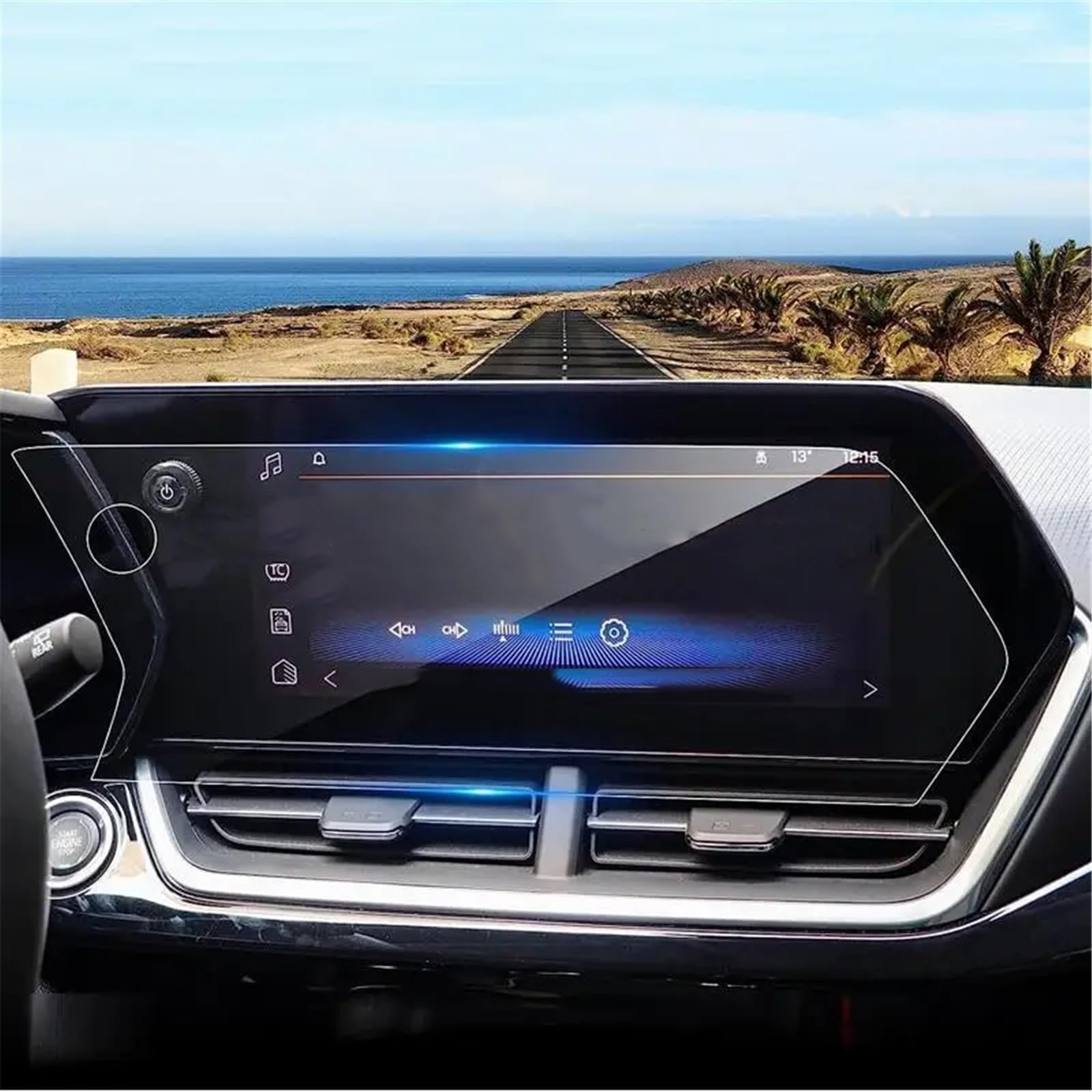 SZTMYVUW Kompatibel Mit Chevrolet Für Trax LT 2RS Für ACTIV 2024 11-Zoll-Auto-Infotainment-Radio GPS-Navigation Displayschutzfolie Aus Gehärtetem Glas Autoinnenraum(for GPS) von SZTMYVUW