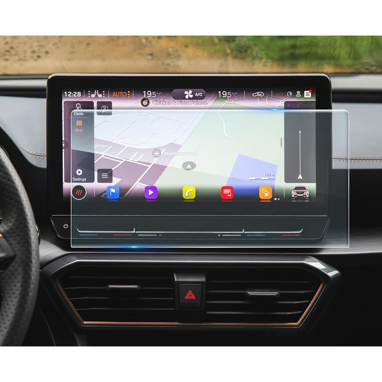 SZTMYVUW Kompatibel Mit Cupra Für Formentor 2021, 12-Zoll-Auto-GPS-Navigation, Touch-Display, Auto-Innenausstattung, PET-Displayschutzfolie Autoinnenraum SZTMYVUW Kompatibel Mit Cupra Für Formentor 2021, 12-Zoll-Auto-GPS-Navigation, Touch-Display, Auto-Innenausstattung, PET-Displayschutzfolie Autoinnenraum von SZTMYVUW