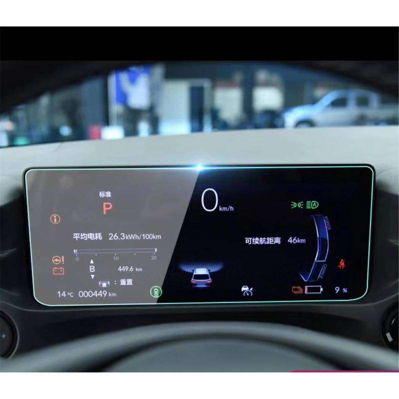 SZTMYVUW Kompatibel Mit ENS1 2022 2023 LCD-Autoradio-GPS-Navigation, Gehärtetes Glas Und Armaturenbrett-Bildschirmschutzfolie Autoinnenraum(Dashboard and GPS) von SZTMYVUW