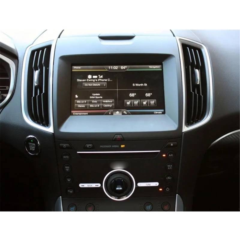 SZTMYVUW Kompatibel Mit Ford Für Edge SE SEL ST Titanium 2015 2016 2017 2018 2019 Glasfolie Autonavigation Displayschutzfolie Autoinnenraum von SZTMYVUW