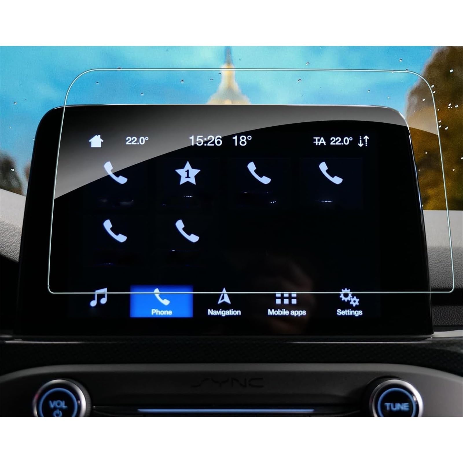 SZTMYVUW Kompatibel Mit Ford Für Fiesta MK8 Für Transit Für Escape 2019 2020 2021 8-Zoll-Auto-GPS-Navigationsbildschirm-Filmschutz Aus Gehärtetem Glas Autoinnenraum SZTMYVUW Kompatibel Mit Ford Für Fiesta MK8 Für Transit Für Escape 2019 2020 2021 8-Zoll-Auto-GPS-Navigationsbildschirm-Filmschutz Aus Gehärtetem Glas Autoinnenraum von SZTMYVUW