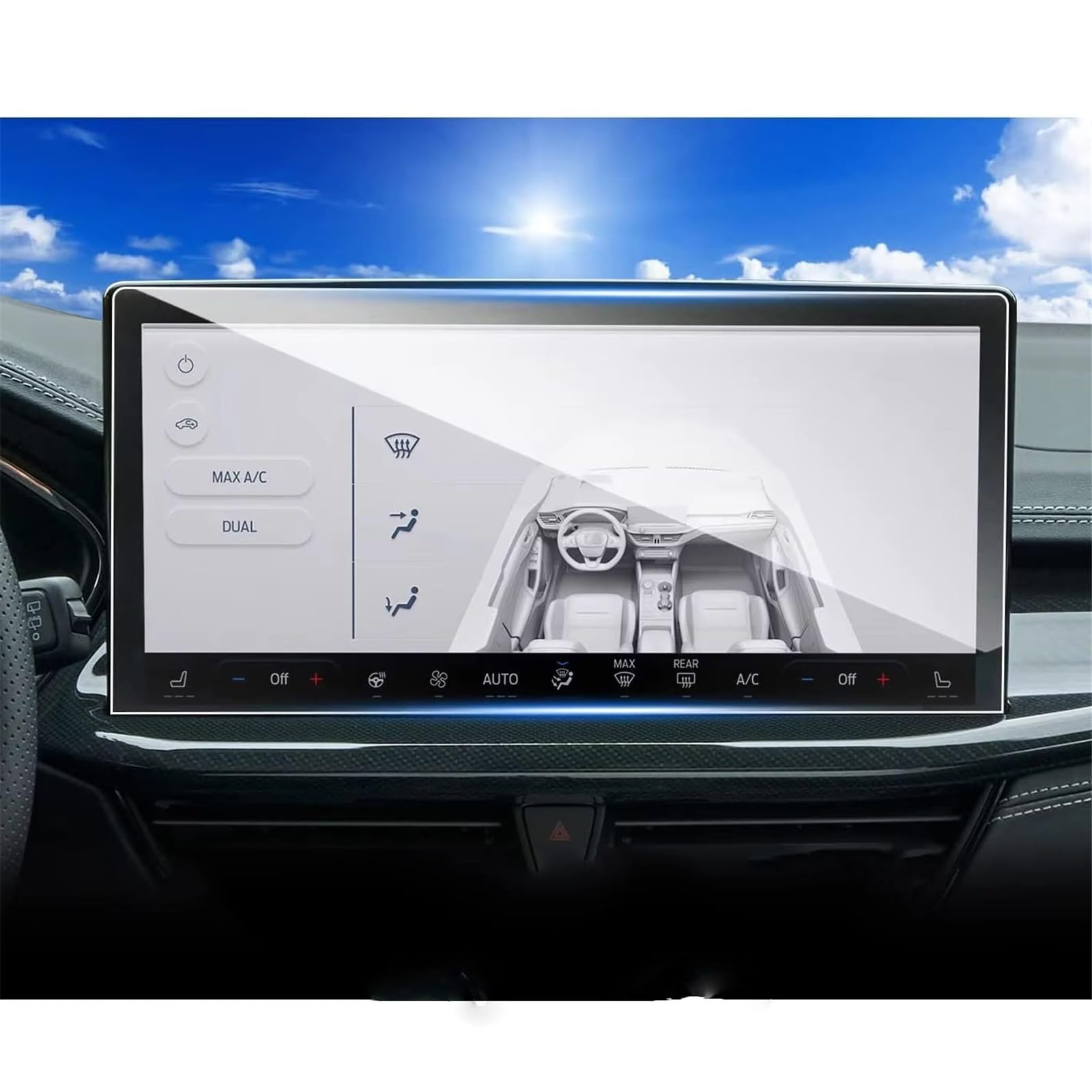 SZTMYVUW Kompatibel Mit Ford Für Focus MK4 2022 2023 13,2 Zoll Autoradio GPS-Navigation Innenzubehör 2 STÜCKE PET-Displayschutzfolie Autoinnenraum SZTMYVUW Kompatibel Mit Ford Für Focus MK4 2022 2023 13,2 Zoll Autoradio GPS-Navigation Innenzubehör 2 STÜCKE PET-Displayschutzfolie Autoinnenraum von SZTMYVUW