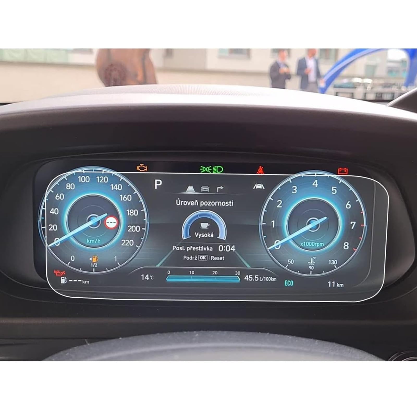 SZTMYVUW Kompatibel Mit Hyundai Für I20 N Line Für Active 2021 2022 2023 10,25 Zoll LCD-GPS-Navigationsschutz Aus Gehärtetem Glas Autoinnenraum(Dashboard) von SZTMYVUW