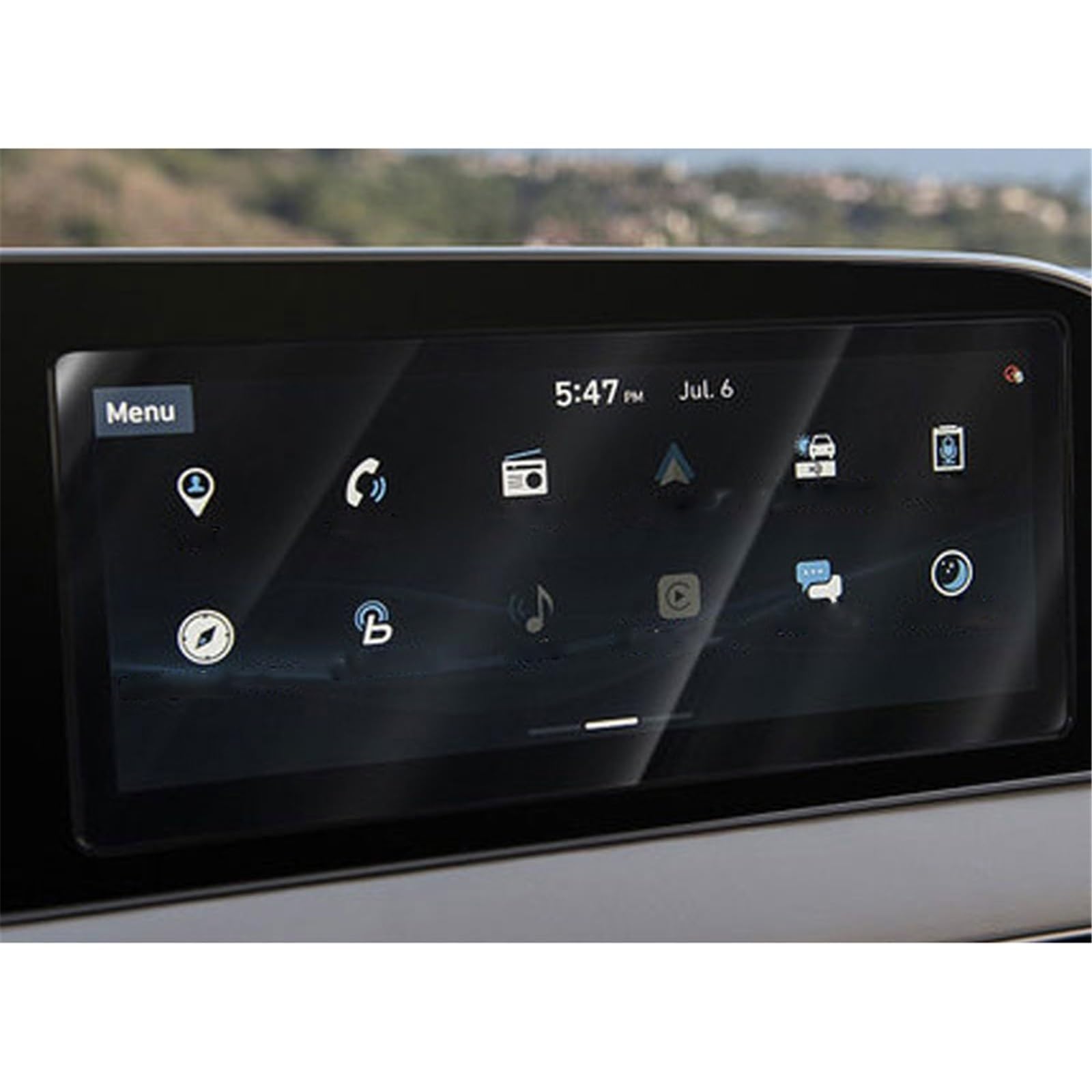 SZTMYVUW Kompatibel Mit Hyundai Für Palisade 10,25 Zoll Auto-GPS-Navigation 2020 2021 Jahr Bildschirm Aus Gehärtetem Glas Stahl Schutzfolie Autoinnenraum(GPS) von SZTMYVUW