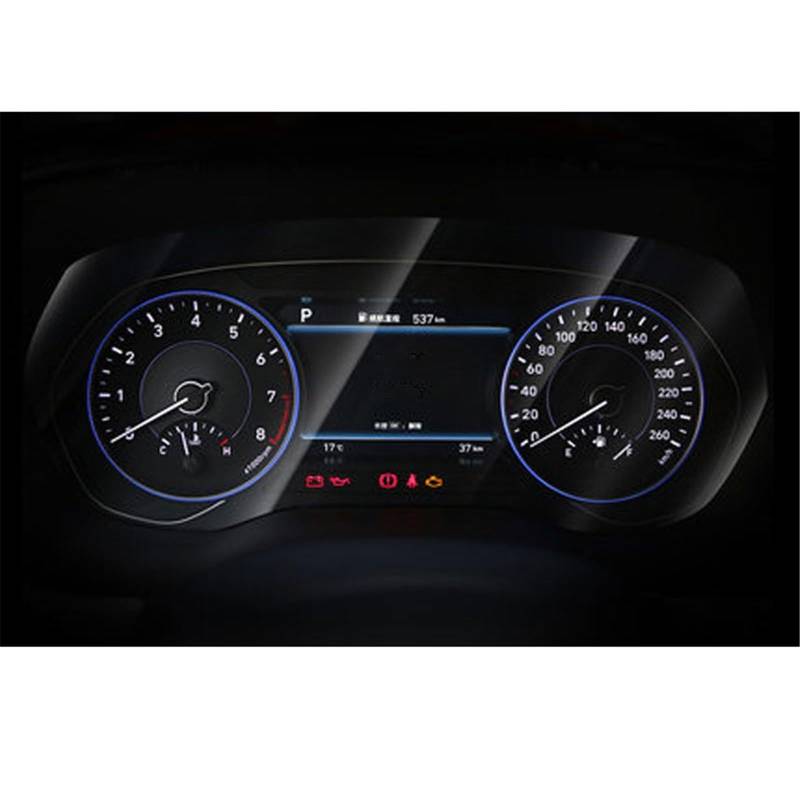 SZTMYVUW Kompatibel Mit Hyundai Für Palisade 10,25 Zoll Auto-GPS-Navigation 2020 2021 Jahr Bildschirm Aus Gehärtetem Glas Stahl Schutzfolie Autoinnenraum(Instrument) von SZTMYVUW