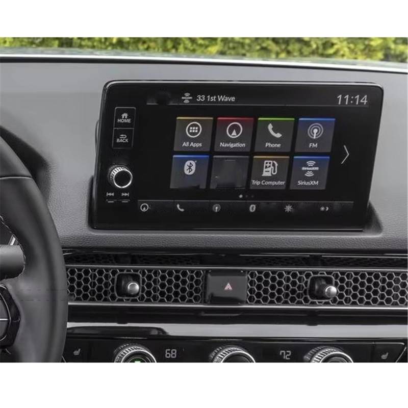 SZTMYVUW Kompatibel Mit Jazz 2023 9 Zoll Infotainment-Autoradio GPS-Navigation Displayschutzfolie Innenzubehör Gehärtete Glasfolie Autoinnenraum von SZTMYVUW