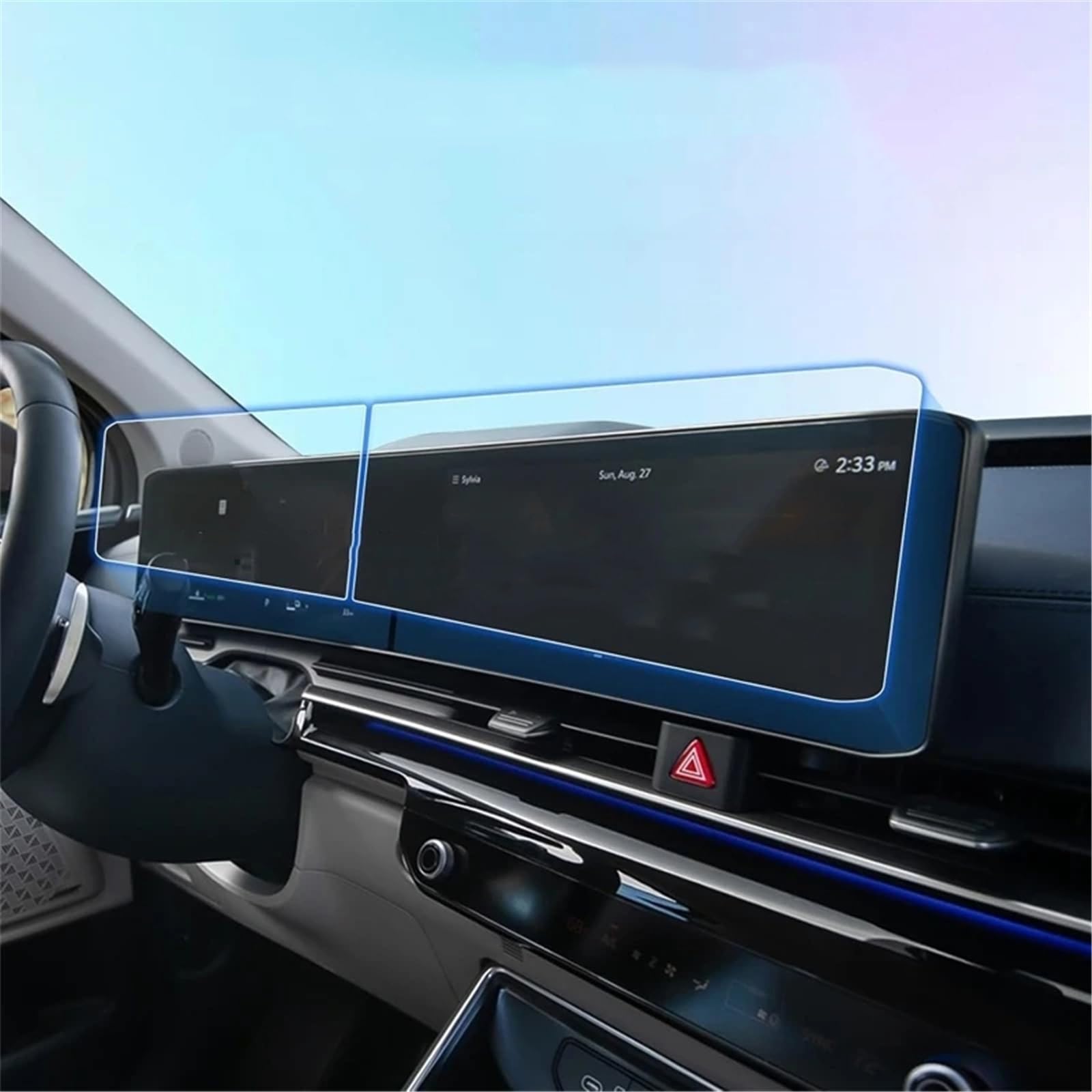 SZTMYVUW Kompatibel Mit Kia Für Carnival 2025, 12,3-Zoll-LCD-Display, GPS-Navigation Und Armaturenbrett-Touchscreen, Schutzfolie, Zubehör, Gehärtetes Glas Autoinnenraum SZTMYVUW Kompatibel Mit Kia Für Carnival 2025, 12,3-Zoll-LCD-Display, GPS-Navigation Und Armaturenbrett-Touchscreen, Schutzfolie, Zubehör, Gehärtetes Glas Autoinnenraum von SZTMYVUW