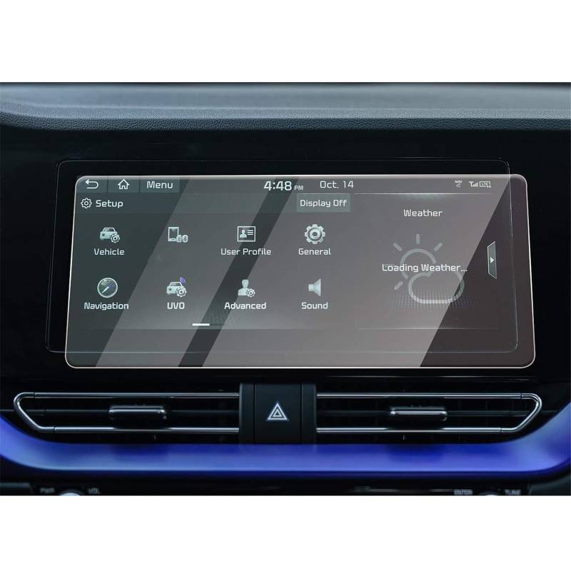 SZTMYVUW Kompatibel Mit Kia Für NIRO Für E-NIRO 2016 2017 2018 2019 2020 2021 10,25 Zoll Auto-LCD-GPS-Navigation Touchscreen-Schutzfolie Aus Gehärtetem Glas Autoinnenraum von SZTMYVUW