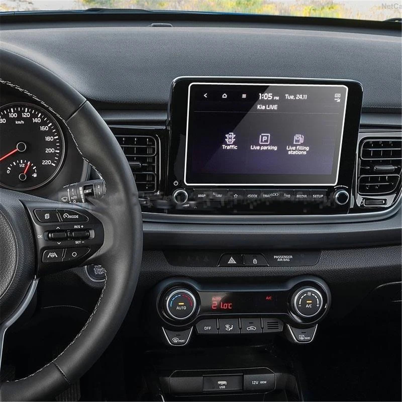 SZTMYVUW Kompatibel Mit Kia Für Rio 2021 2022 8-Zoll-Auto-GPS-Navigations-Infotainmentsystem Film Displayschutzfolie Aus Gehärtetem Glas Autoinnenraum SZTMYVUW Kompatibel Mit Kia Für Rio 2021 2022 8-Zoll-Auto-GPS-Navigations-Infotainmentsystem Film Displayschutzfolie Aus Gehärtetem Glas Autoinnenraum von SZTMYVUW