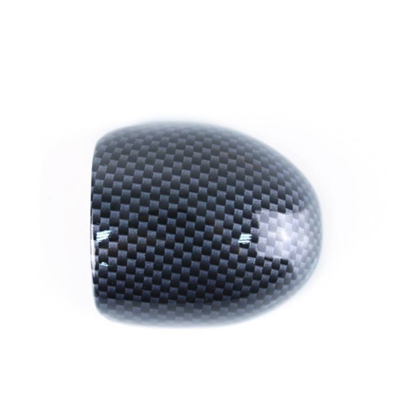 SZTMYVUW Kompatibel Mit Kia Für Sorento 2011 2012 2013 2014 2015 2016 Carbonfaser-Auto-Schaltknauf-Schaltkopfabdeckungsgehäuse Reparaturaufkleber(Carbon Fiber Black) von SZTMYVUW