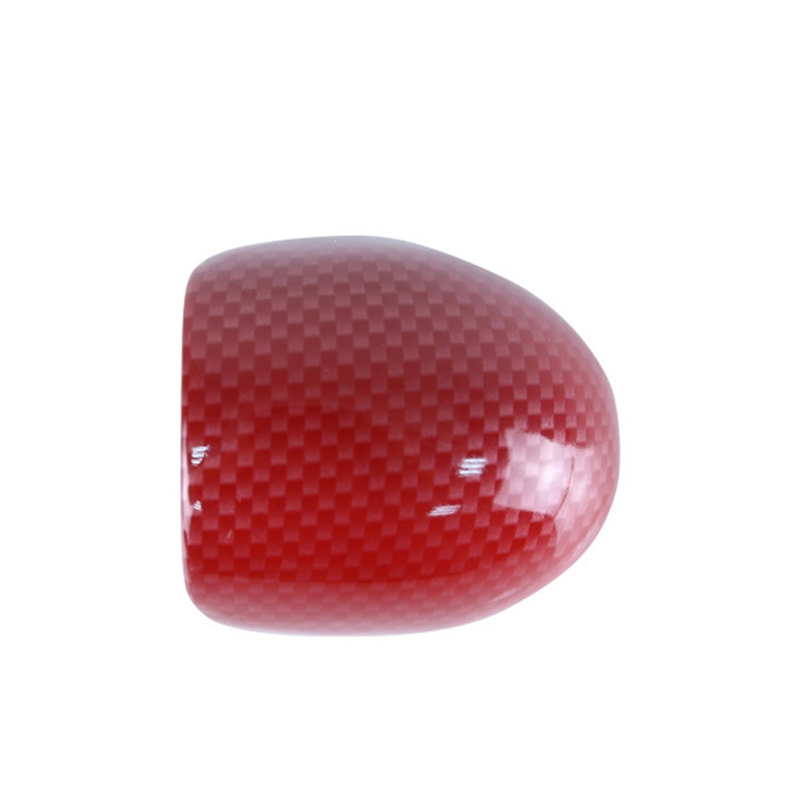 SZTMYVUW Kompatibel Mit Kia Für Sorento 2011 2012 2013 2014 2015 2016 Carbonfaser-Auto-Schaltknauf-Schaltkopfabdeckungsgehäuse Reparaturaufkleber(Carbon Fiber Red) von SZTMYVUW