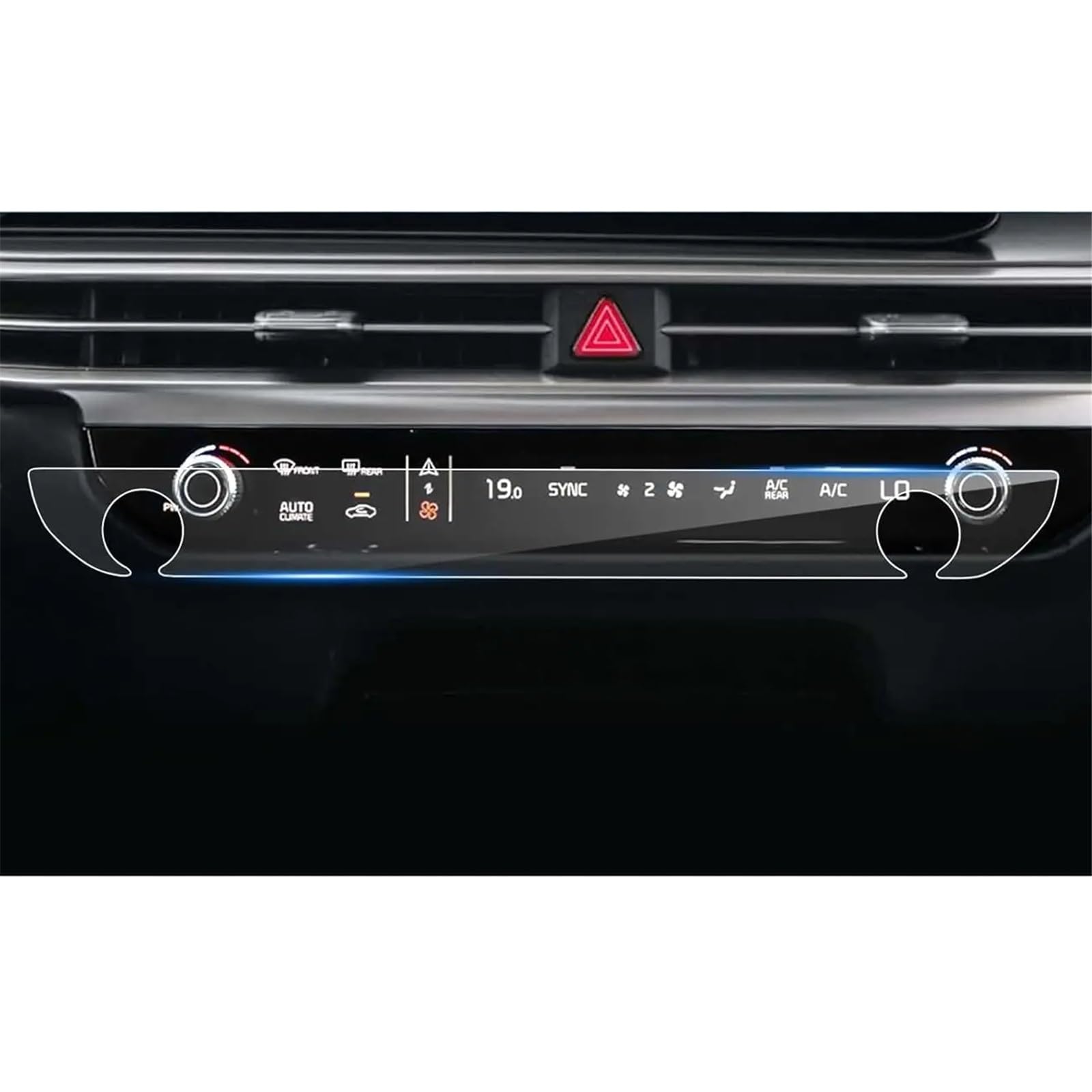 SZTMYVUW Kompatibel Mit Kia Für Sorento 2024 2025 Auto-AC-Panel-Displayschutzfolie Zubehör Nano-Displayschutzfolie Autoinnenraum SZTMYVUW Kompatibel Mit Kia Für Sorento 2024 2025 Auto-AC-Panel-Displayschutzfolie Zubehör Nano-Displayschutzfolie Autoinnenraum von SZTMYVUW
