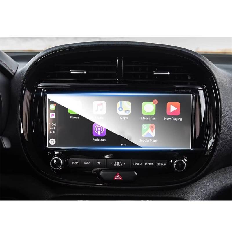 SZTMYVUW Kompatibel Mit Kia Für Soul Für Turbo EX Für Booste EV 2020 2021 2022 10,25 Zoll Auto-GPS-Infotainment-Autonavigation Schutzfolie Aus Gehärtetem Glas Autoinnenraum von SZTMYVUW