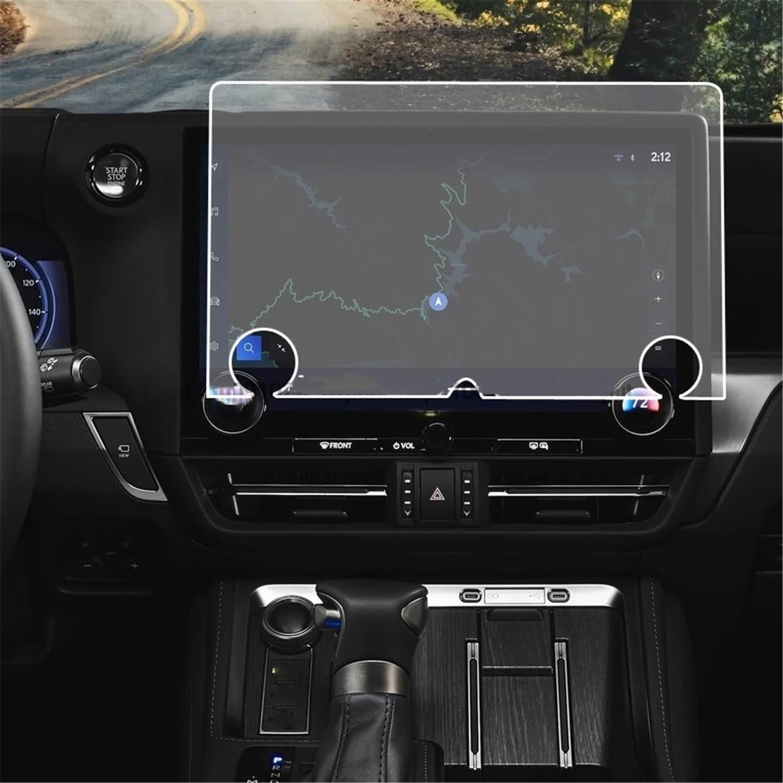SZTMYVUW Kompatibel Mit Lexus GX 550 2024 14 Zoll Auto-Infotainment-LCD-Bildschirm Schutzfolie Aus Gehärtetem Glas Auto-GPS-Navigation Schutzfolie Autoinnenraum SZTMYVUW Kompatibel Mit Lexus GX 550 2024 14 Zoll Auto-Infotainment-LCD-Bildschirm Schutzfolie Aus Gehärtetem Glas Auto-GPS-Navigation Schutzfolie Autoinnenraum von SZTMYVUW