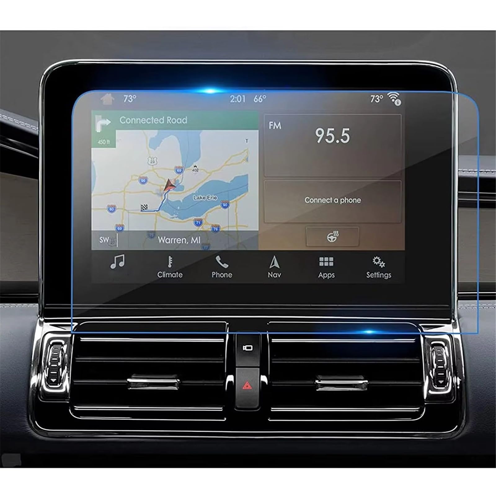 SZTMYVUW Kompatibel Mit Lincoln Für Navigator Für Sync 3 2018 2019 2020 2021 10-Zoll-Auto-GPS-Navigationszubehör Displayschutzfolie Aus Gehärtetem Glas Autoinnenraum SZTMYVUW Kompatibel Mit Lincoln Für Navigator Für Sync 3 2018 2019 2020 2021 10-Zoll-Auto-GPS-Navigationszubehör Displayschutzfolie Aus Gehärtetem Glas Autoinnenraum von SZTMYVUW