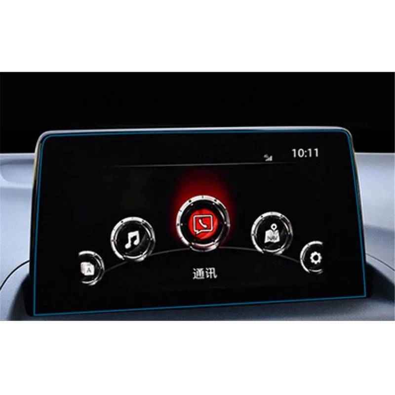 SZTMYVUW Kompatibel Mit Mazda Für CX-4 2020 2021 Protector Auto Tempered Glass Displayschutzfolie Aufkleber GPS Multimedia LCD Guard Autoinnenraum von SZTMYVUW
