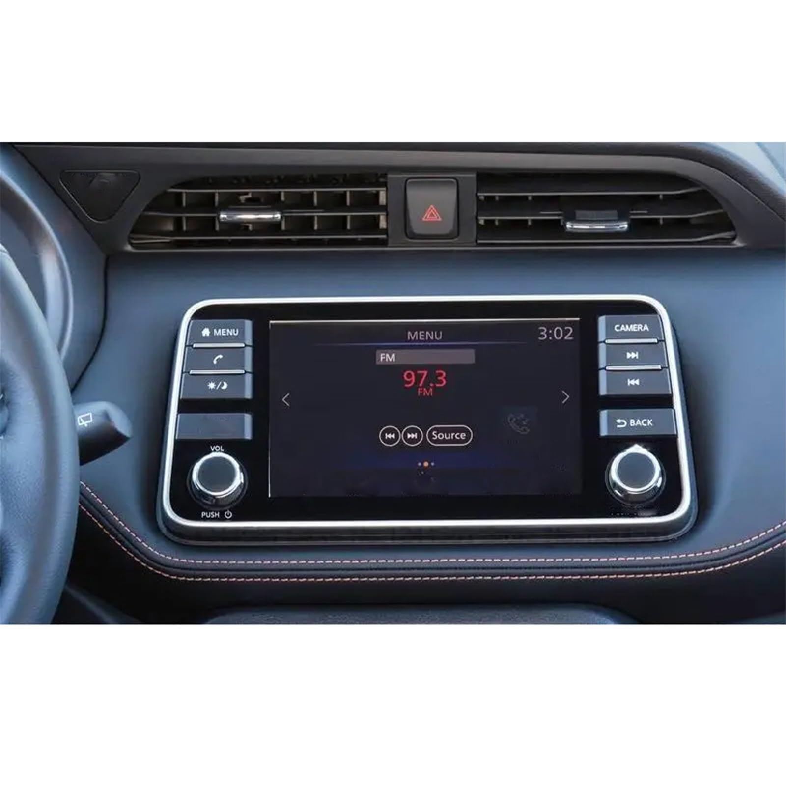 SZTMYVUW Kompatibel Mit Nissan Für Kicks 2017 2018 2019 2020 Auto-Infotainment-Radio GPS-Navigation Displayschutzfolie Aus Gehärtetem Glas Autoinnenraum(7 inch) von SZTMYVUW
