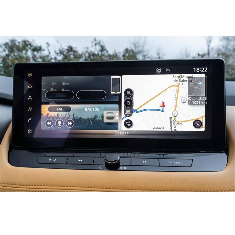 SZTMYVUW Kompatibel Mit Nissan Für Qashqai J12 III Für E-Power 2023 12,3 Zoll Infotainment-Auto-GPS-Navigationsradio-Bildschirm Auto-Schutzglas Autoinnenraum(for GPS) von SZTMYVUW