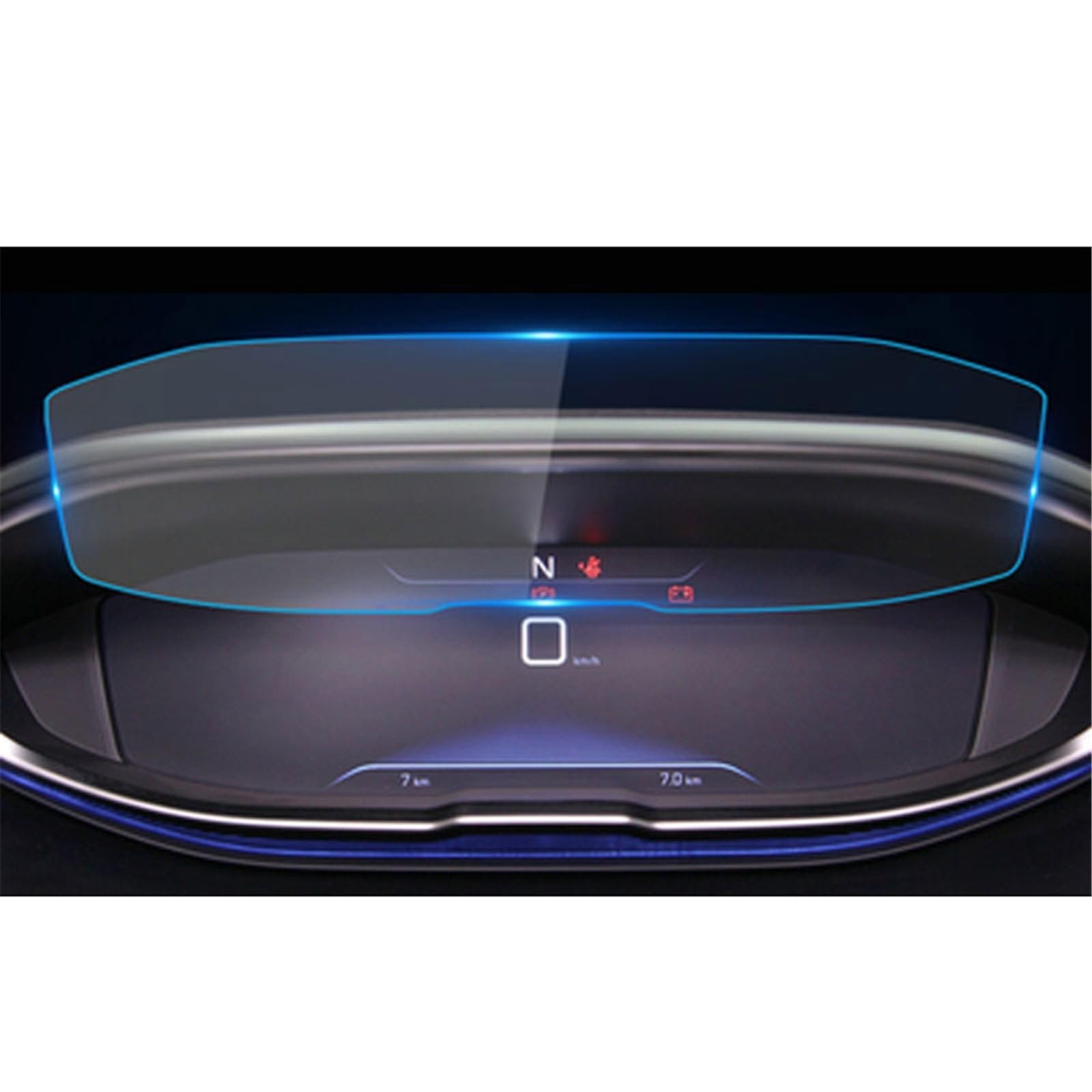 SZTMYVUW Kompatibel Mit Peugeot 3008 5008 3008GT 4008 2017 2018 2019 2020 Schutzfolie Auto-GPS-Navigation Displayschutzfolie Aus Gehärtetem Glas Autoinnenraum(for Instrument) von SZTMYVUW
