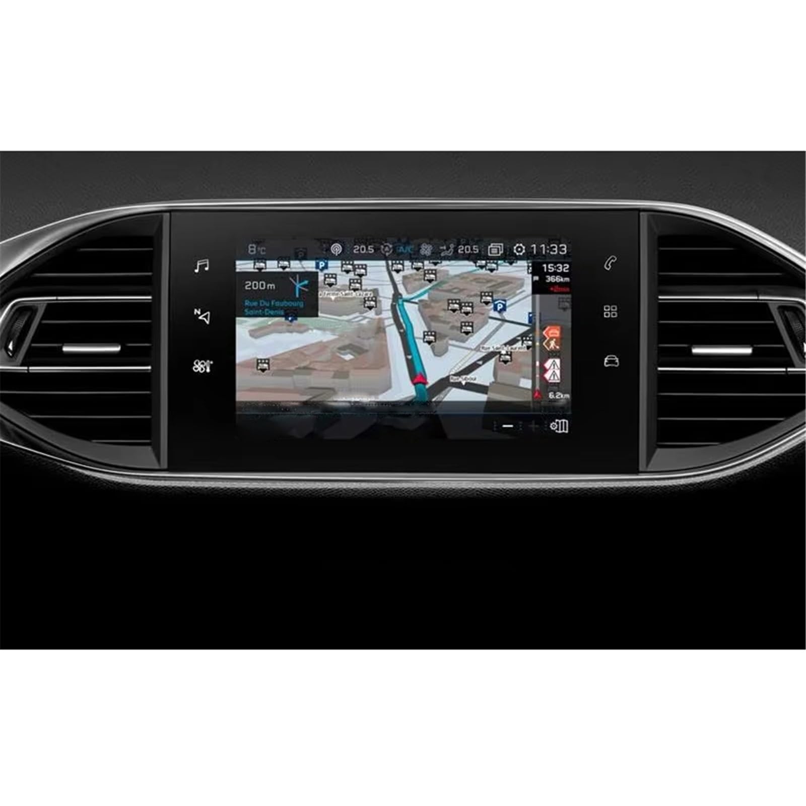 SZTMYVUW Kompatibel Mit Peugeot 308 2014 2015 2016 2017 2018 9,7 Zoll Auto-GPS-Navigations-LCD-Bildschirm Schutzfolie Aus Gehärtetem Glas Zubehör Autoinnenraum SZTMYVUW Kompatibel Mit Peugeot 308 2014 2015 2016 2017 2018 9,7 Zoll Auto-GPS-Navigations-LCD-Bildschirm Schutzfolie Aus Gehärtetem Glas Zubehör Autoinnenraum von SZTMYVUW