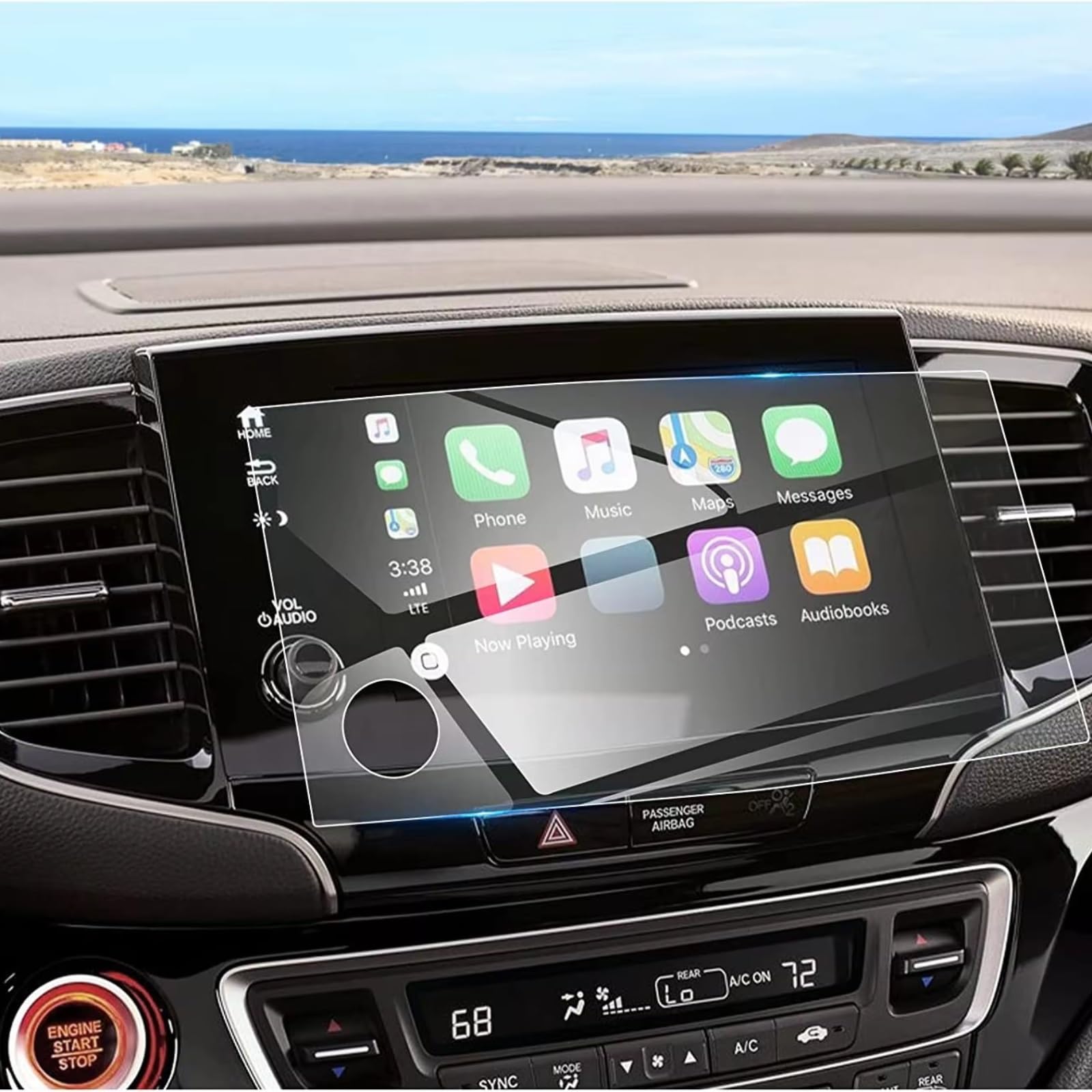SZTMYVUW Kompatibel Mit Pilot Sport 2019 2020 2021 2022 8-Zoll-Auto-GPS-Navigation, Displayschutzfolie Aus Gehärtetem Glas, Innenzubehör Autoinnenraum SZTMYVUW Kompatibel Mit Pilot Sport 2019 2020 2021 2022 8-Zoll-Auto-GPS-Navigation, Displayschutzfolie Aus Gehärtetem Glas, Innenzubehör Autoinnenraum von SZTMYVUW