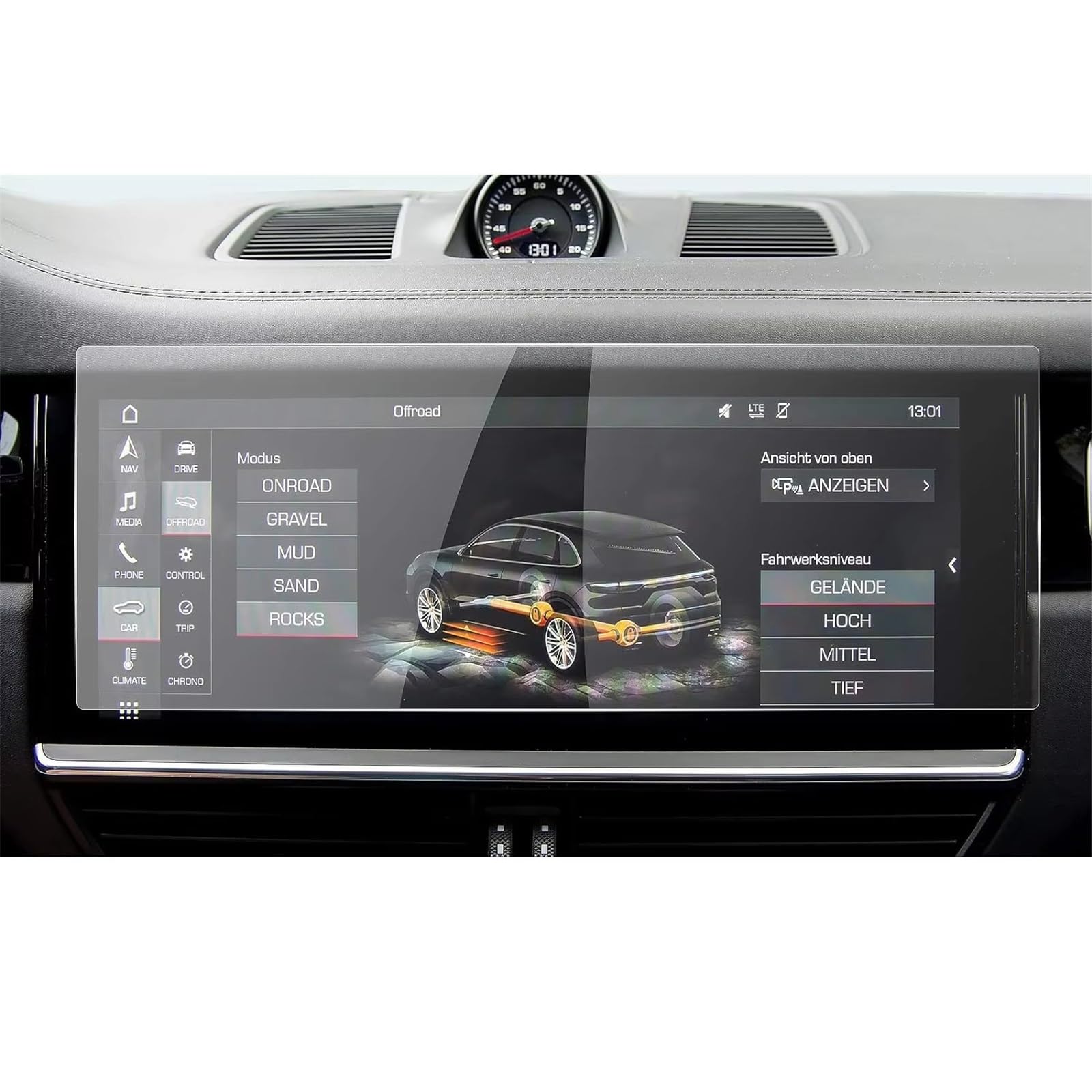 SZTMYVUW Kompatibel Mit Porsche Für Cayenne 2019 2020 2021 2022 12,3 Zoll Auto LCD GPS Navigation Displayschutzfolie Aus Gehärtetem Glas Autoinnenraum SZTMYVUW Kompatibel Mit Porsche Für Cayenne 2019 2020 2021 2022 12,3 Zoll Auto LCD GPS Navigation Displayschutzfolie Aus Gehärtetem Glas Autoinnenraum von SZTMYVUW