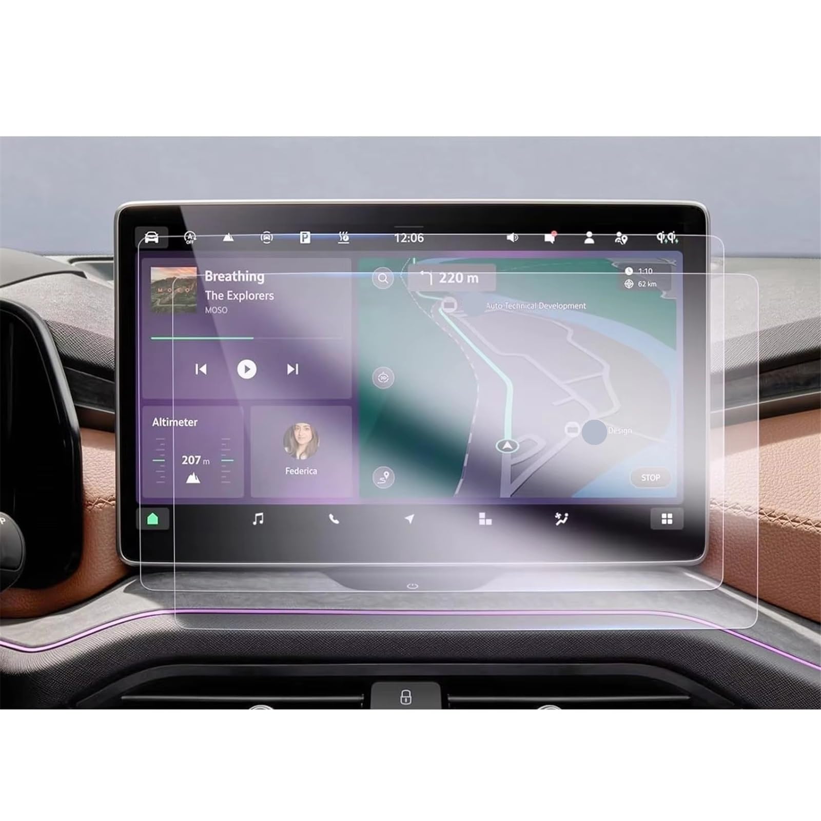 SZTMYVUW Kompatibel Mit Skoda Für Kodiaq II 2024 2025, 13 Zoll, Autoradio, GPS-Navigation, Innenausstattung, 2 Stück, PET-Displayschutzfolie Autoinnenraum SZTMYVUW Kompatibel Mit Skoda Für Kodiaq II 2024 2025, 13 Zoll, Autoradio, GPS-Navigation, Innenausstattung, 2 Stück, PET-Displayschutzfolie Autoinnenraum von SZTMYVUW