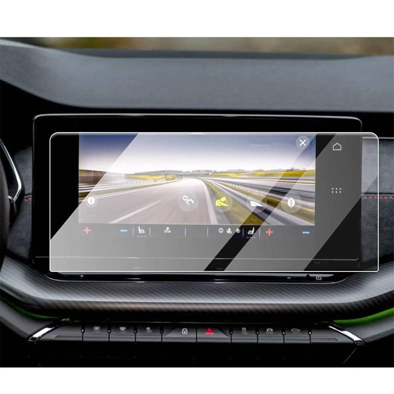 SZTMYVUW Kompatibel Mit Skoda Für Octavia 4 IV MK4 2020 2021 2022 2023 LCD-Autoradio GPS-Navigation Innenzubehör Displayschutzfolie Aus Gehärtetem Glas Autoinnenraum von SZTMYVUW