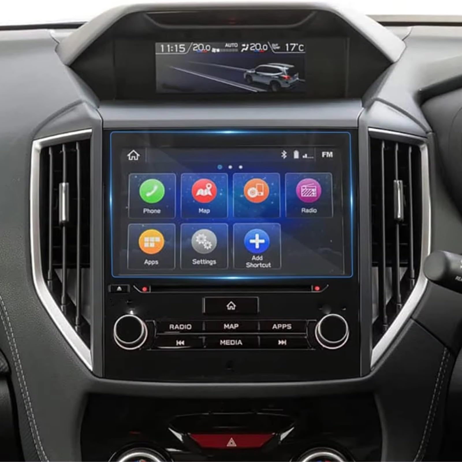 SZTMYVUW Kompatibel Mit Subaru Für Forester 2019 2020 2021 2022 2023, 8-Zoll-Auto-GPS-Navigation, Innenausstattung, Displayschutzfolie Aus Gehärtetem Glas Autoinnenraum SZTMYVUW Kompatibel Mit Subaru Für Forester 2019 2020 2021 2022 2023, 8-Zoll-Auto-GPS-Navigation, Innenausstattung, Displayschutzfolie Aus Gehärtetem Glas Autoinnenraum von SZTMYVUW