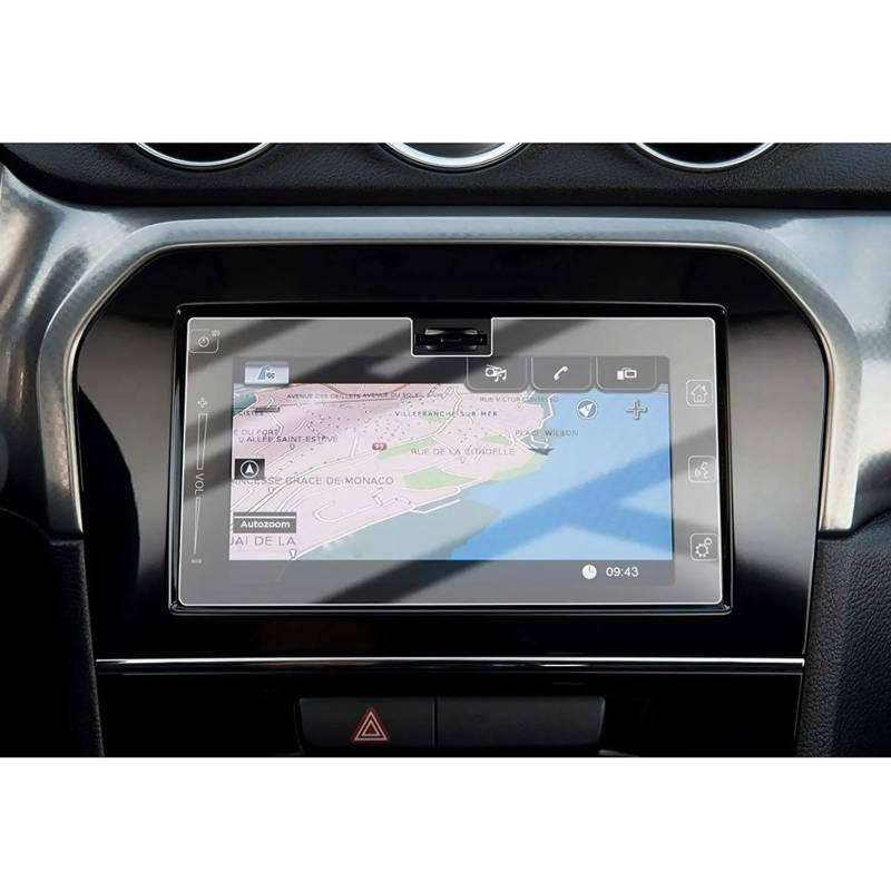 SZTMYVUW Kompatibel Mit Suzuki Für Ignis 2017 2018 2019 2020 2021 2022 2023, 7-Zoll-Auto-GPS-Navigation, Innenzubehör, 2 Stück, PET-Displayschutzfolie Autoinnenraum von SZTMYVUW